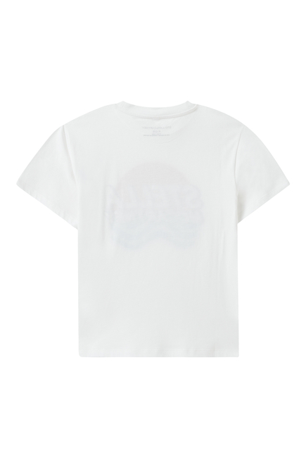 Kids Logo Waves Print T-Shirt